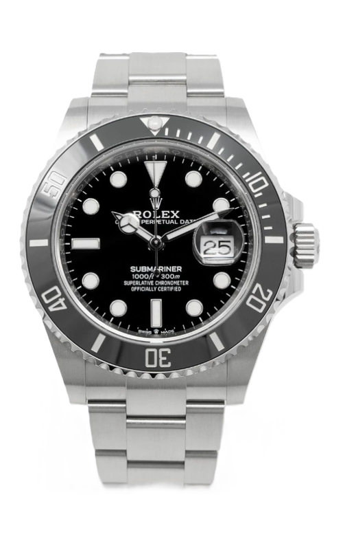 Oyster Perpetual Rolex Submariner Stainless Steel 41mm case, Oyster Bracelet, Black Cerachrom Bezel, Black Dial, Original Box and Papers Model #126610LN