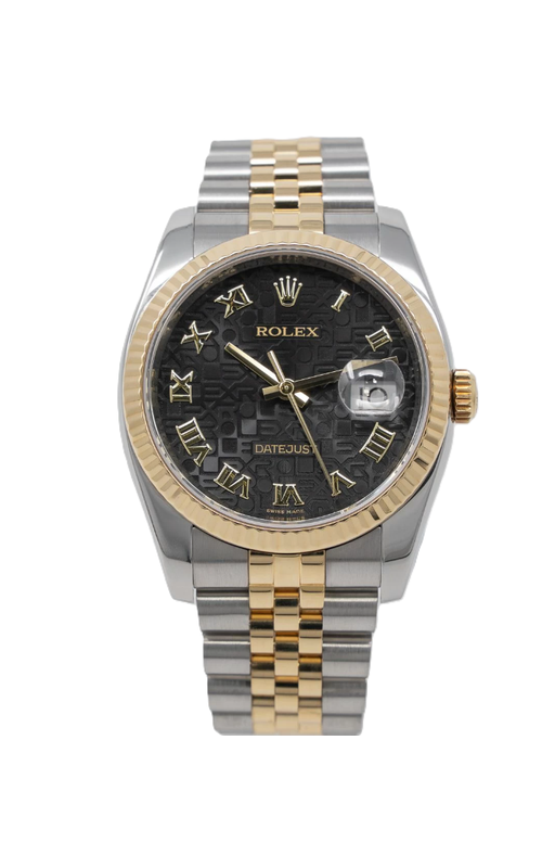 Oyster Perpetual Rolex Datejust, Stainless Steel and 18 karat Yellow Gold 36mm Model #116233