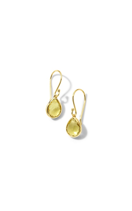 18k Yellow Gold Gemstone Earrings