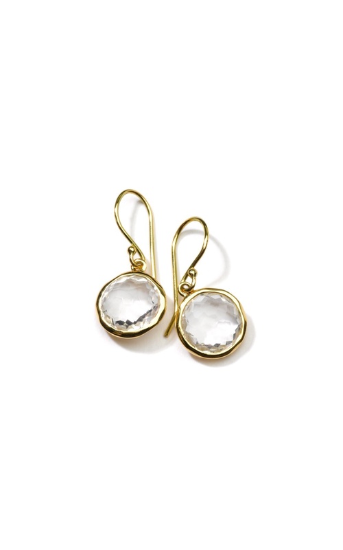 18k Yellow Gold Drop and Gemstone Earrings