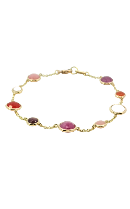 Colored Stone Bracelets GB1268FIRO