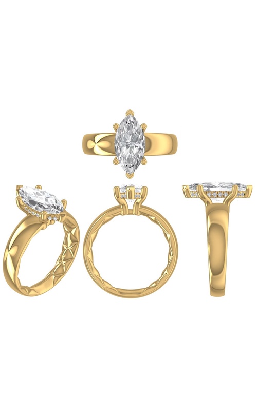 A.Jaffe Diamond Semi-Mount Rings MECMQ3576Q/206