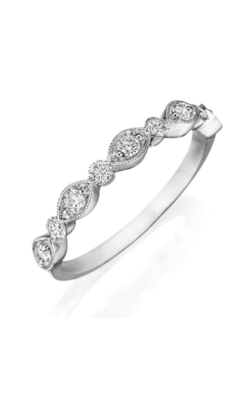 Henri Daussi Diamond Wedding Bands - Women R37-1HZ6.5B-68