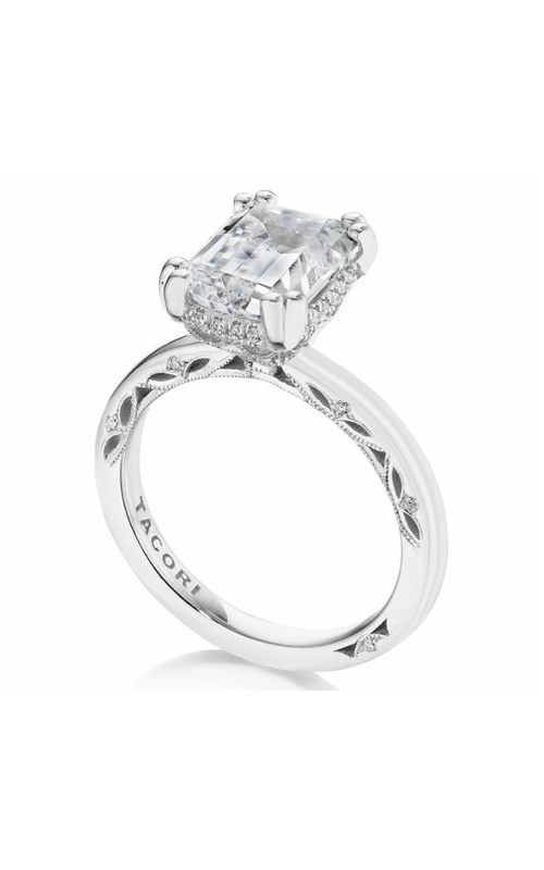 Tacori Bridal Diamond Semi-Mount Rings 2689 1.7 EC 8X6 W