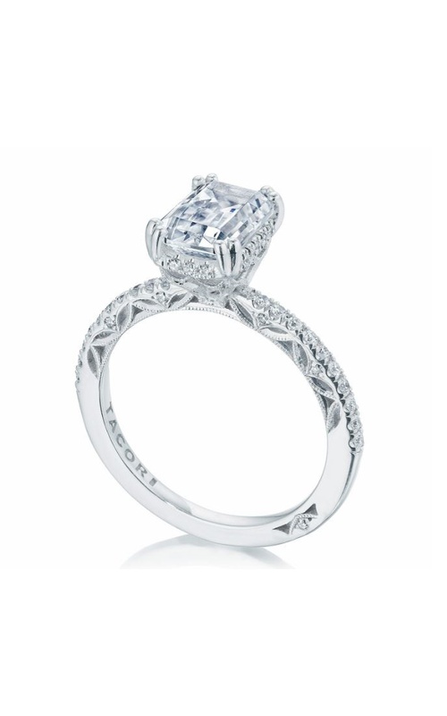 Tacori Bridal Diamond Semi-Mount Rings 2690 1.7 EC 8.5X6 W