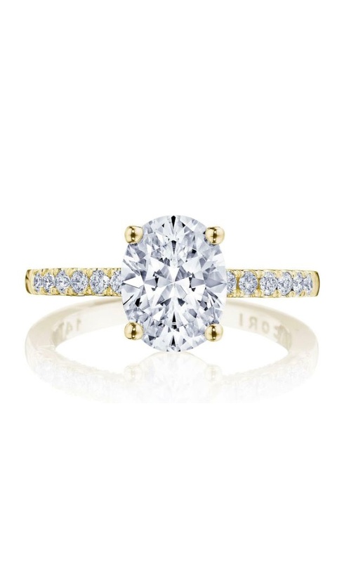 Tacori Bridal Diamond Semi-Mount Rings P104 OV 8X6 FY