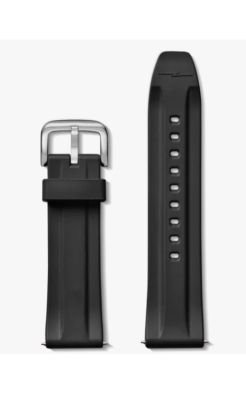 Shinola Shinola Leather Goods 24mm Black Dive Strap