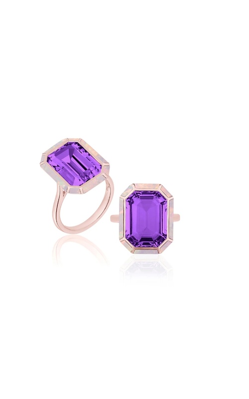 Colored Stone Rings - Women JR0365-AMPOPP-SM