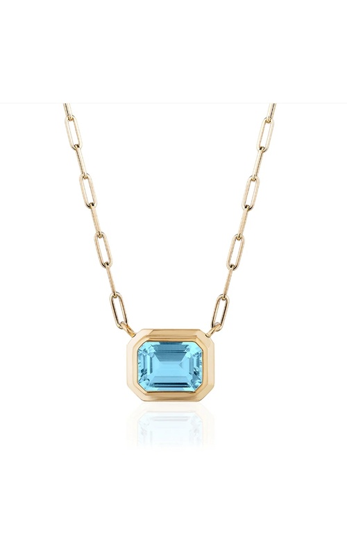Colored Stone Necklace JP0125LG-BTY