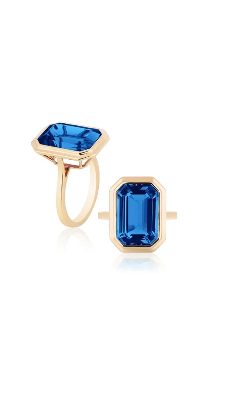 Colored Stone Rings - Women JR0206-LBT-Y