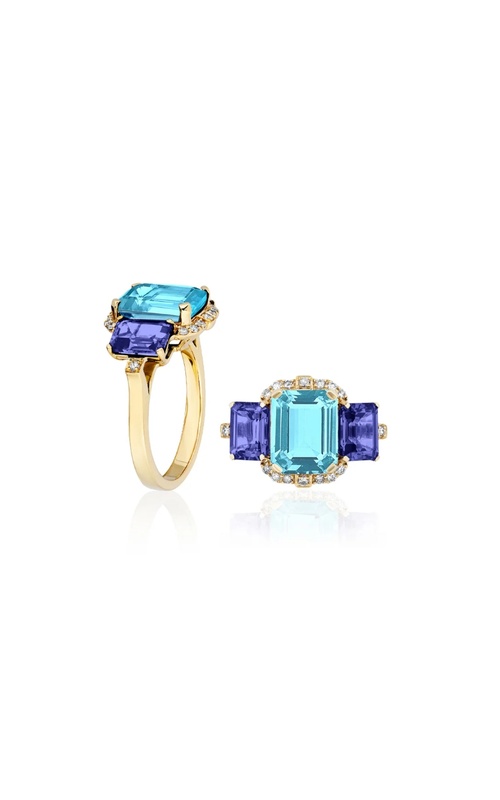 Colored Stone Rings - Women JR0299-BTTZY