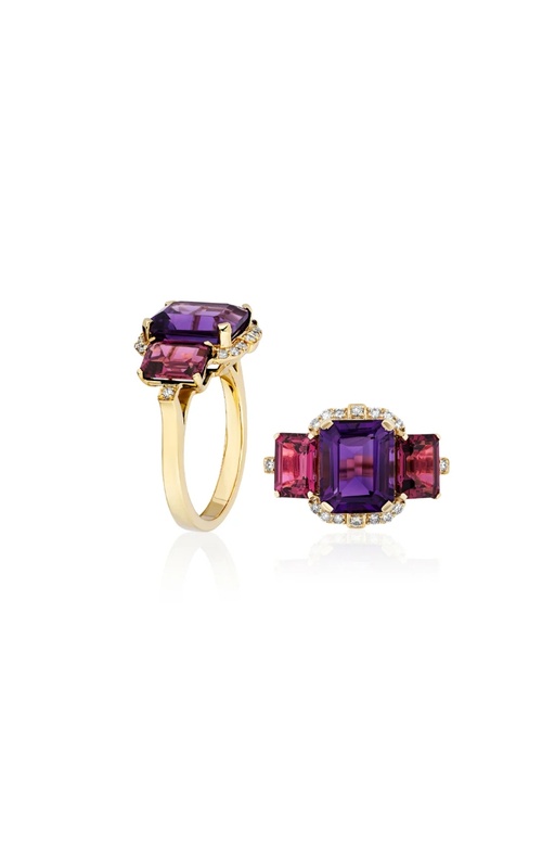 Colored Stone Rings - Women JR0299-AM-GA-Y