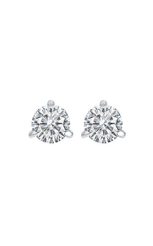 Alpha Lab Grown Diamonds Earring  LGNST1002/100-4W  - 14K White Gold