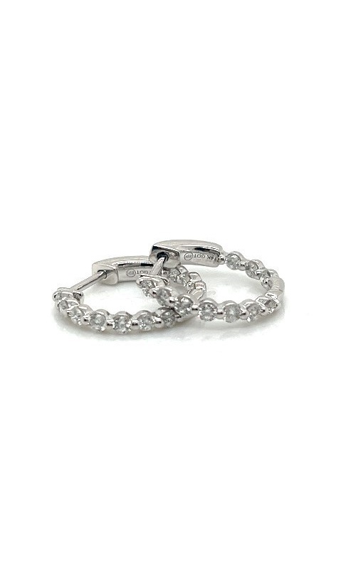 Marry Ann Diamonds Earring  ER35874-4W89  - 14K White Gold