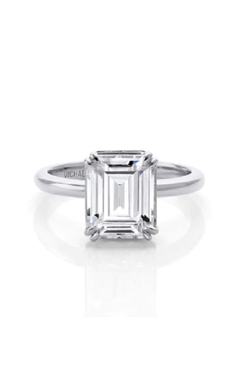 Michael M Engagement Ring  R809-3  - 18K White Gold