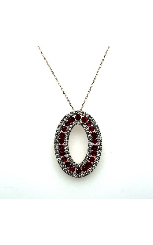 Marry Ann Diamonds Necklace  PD11172-4Y89R  - 14K Yellow Gold