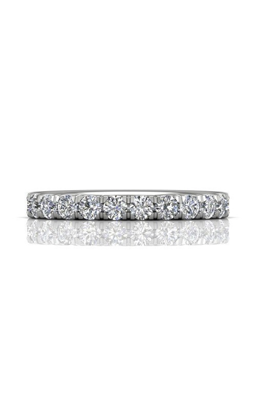 Martin Flyer Wedding Band  DWBM4Q-.75-F  - 14K White Gold