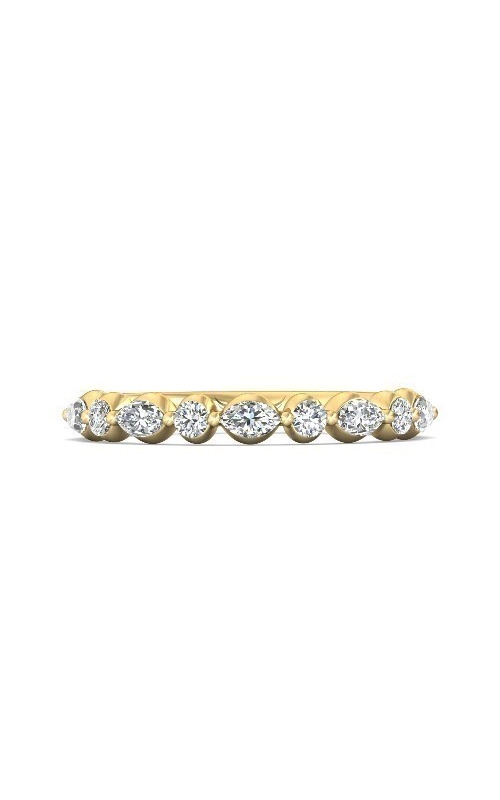 Martin Flyer Wedding Band  DWBSP15SYQ-C  - 14K Yellow Gold