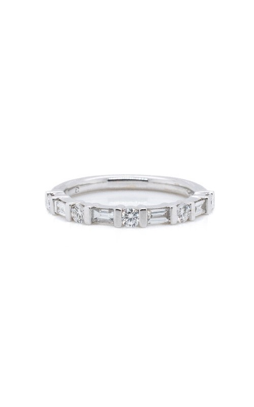 Martin Flyer Wedding Band  DWBC7Q-C  - 14K White Gold