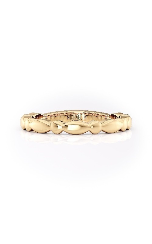 Michael M Wedding Band  R829B  - 18K Yellow Gold