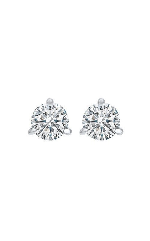 Alpha Lab Grown Diamonds Earring  LGNST1002/400-4W  - 14K White Gold