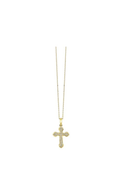 Rottermond Signature Necklace  PD10896-4YSC  - 14K Yellow Gold