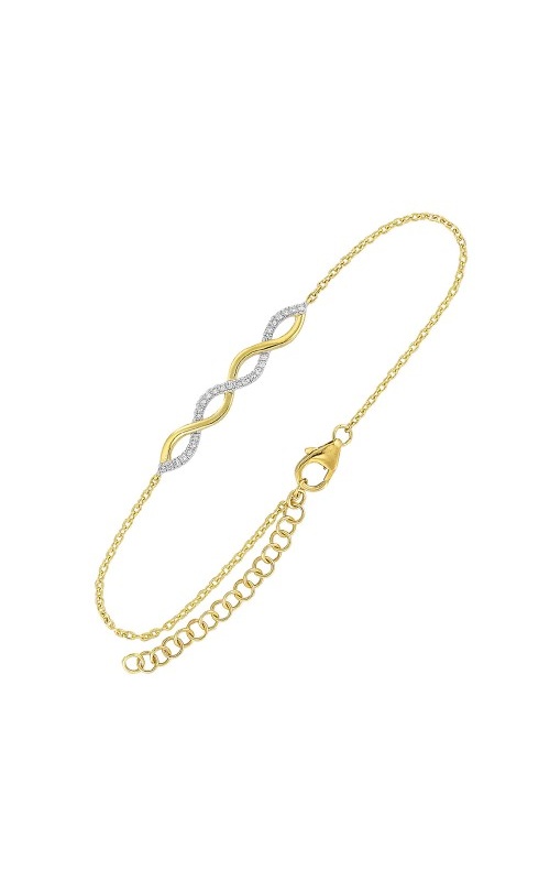 Rottermond Signature Bracelet  BC10560-1YSC  - 10K Yellow Gold