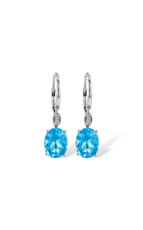 Allison Kaufman Earrings Shades of Blue Topaz G217-90371