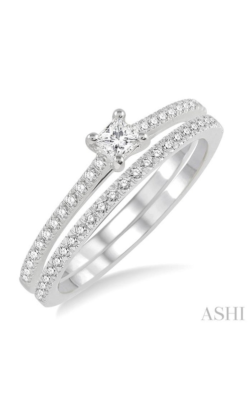 Ashi Diamonds Engagement Ring Ashi Diamonds 19564MIFHWG-WS