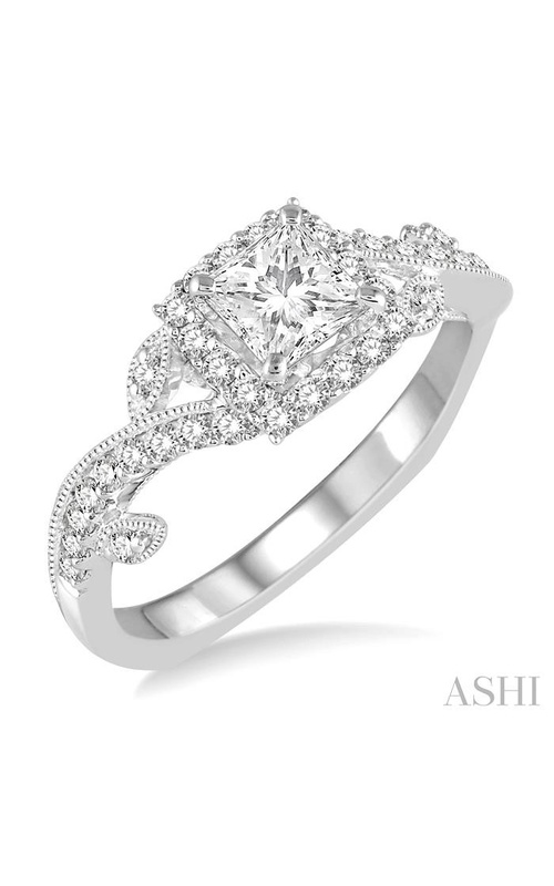 Ashi Diamonds Engagement Ring I Do 261D2MIFHWG-LE