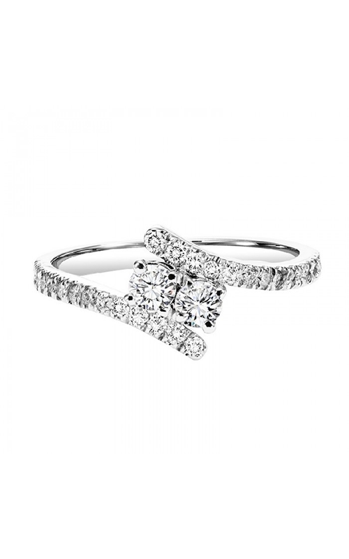 Twogether Sterling Silver Two Stone Engagement Ring TWO3017-SSWD