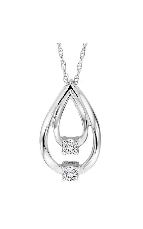 Twogether 10K Diamond Two Stone Pendant TWO1023-1WD