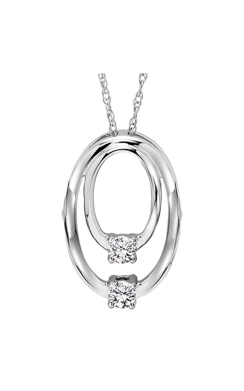 Twogether 10K Diamond Two Stone Pendant TWO1024/1WD