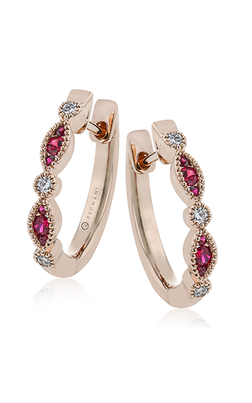 Zeghani Precious Stones Earrings Ze720-r