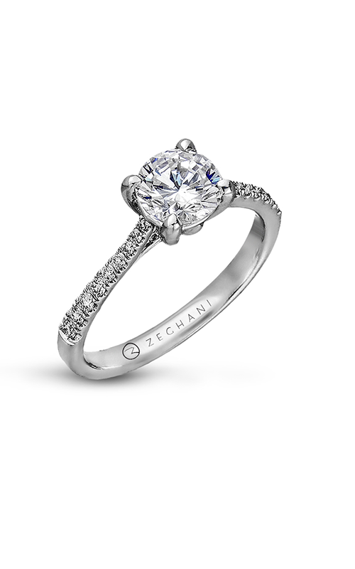 Zeghani Straight Engagement Ring ZR752