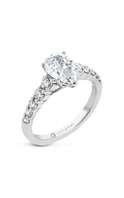 Zeghani Solitaire Engagement Ring Zr2301