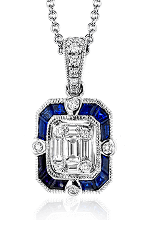 Zeghani Tessera Mosaico Necklace ZP857