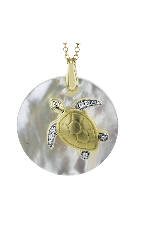 Zeghani Mother of Pearl Necklace Zp1209