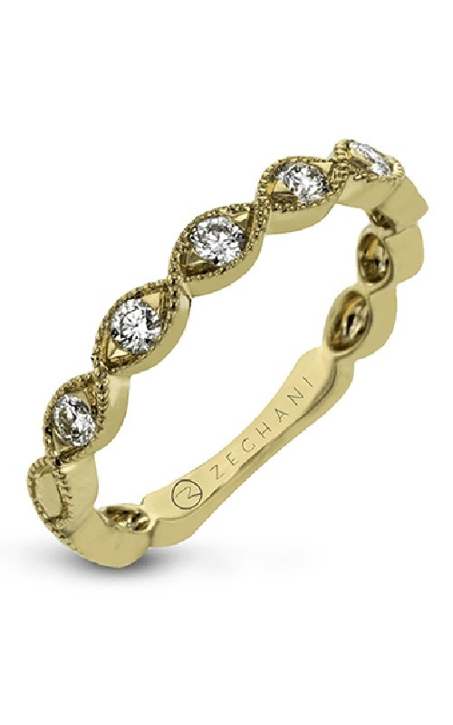 Zeghani  Wedding Band ZR1609-Y