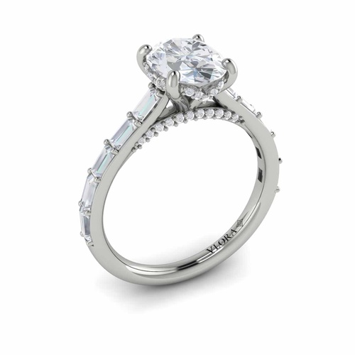 Vlora Classic Engagement Ring VSC20194-OV15-14WG