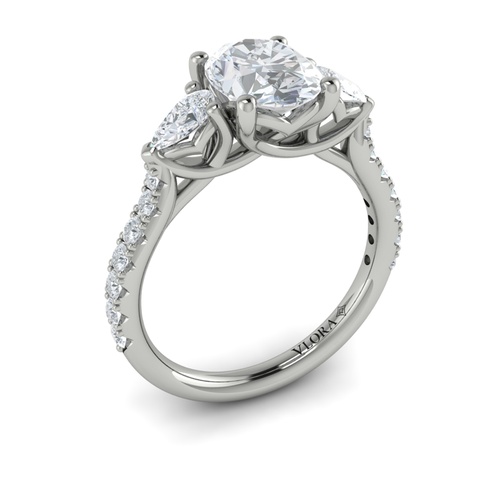 Vlora  Engagement Ring VST20003-OV15-14WG