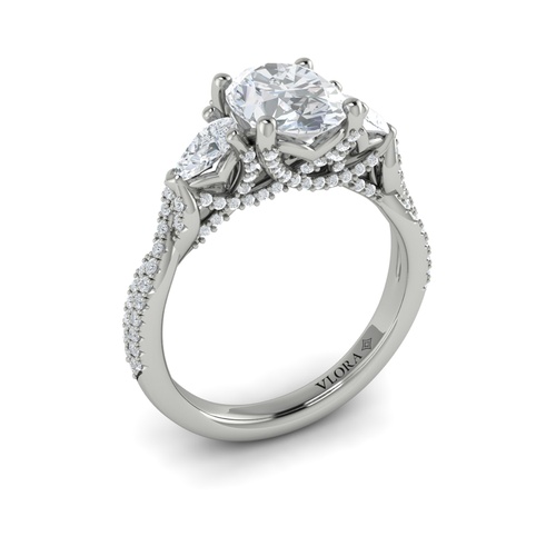 Vlora  Engagement Ring VST20014-OV15-14WG
