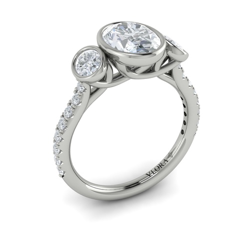 Vlora  Engagement Ring VST20022-OV15-14WG