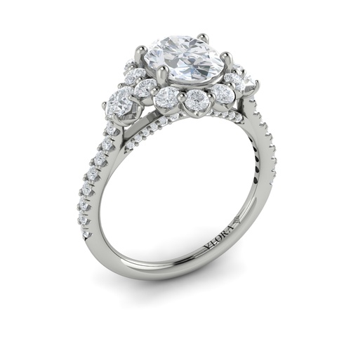 Vlora  Engagement Ring VST20033-OV15-14WG