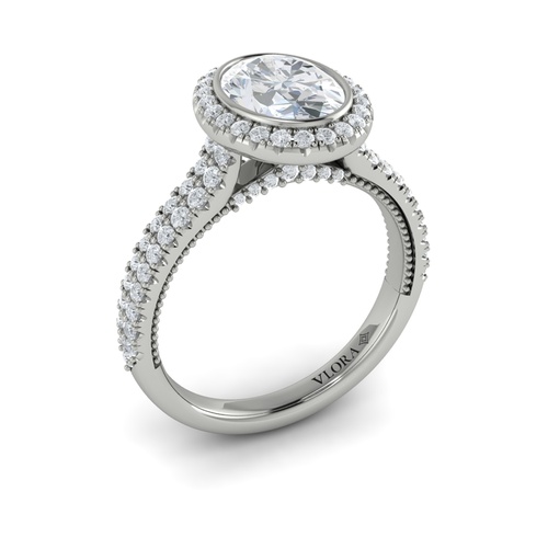 Vlora  Engagement Ring VSH20058-OV15-14WG