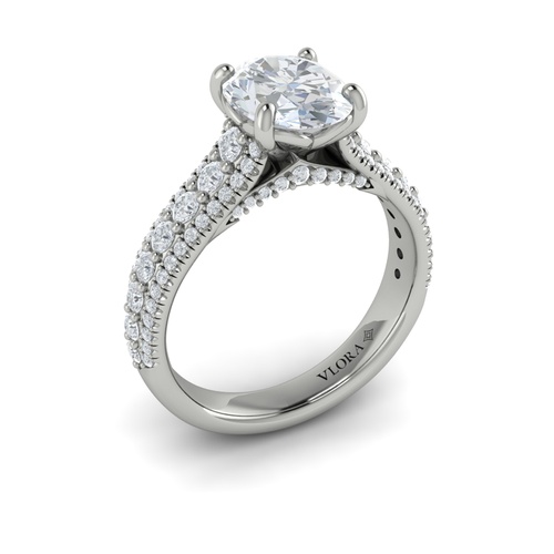 Vlora  Engagement Ring VSC20196-OV20-14WG