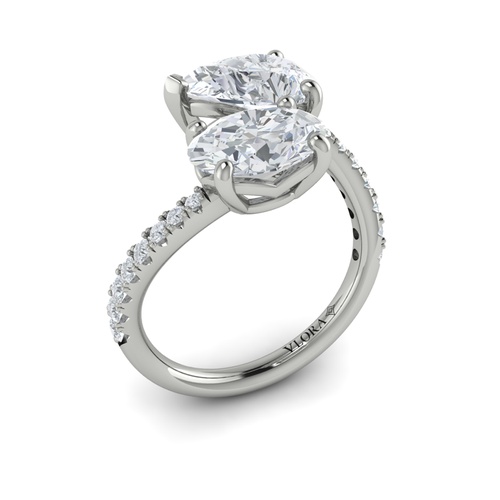 Vlora Two Stone Engagement Ring VSD20243-14WG