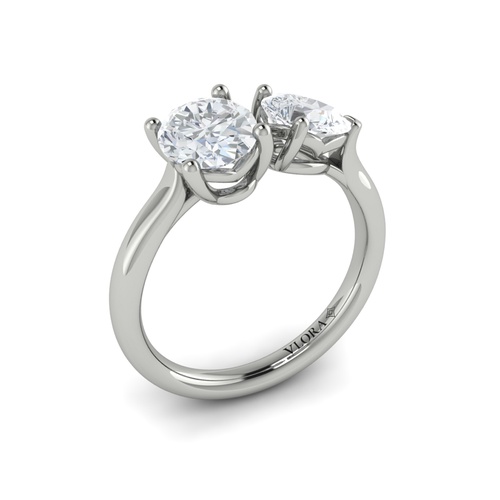 Vlora Two Stone Engagement Ring VSD20237-14WG