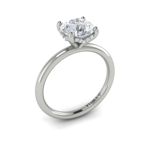 Vlora Solitaire Engagement Ring VSS20069-RD15-14WG