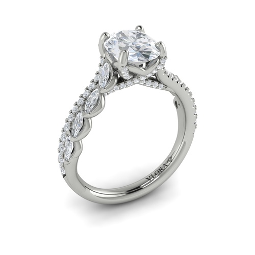 Vlora  Engagement Ring VSC20309-OV15-14WG